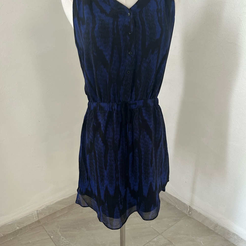 Guess Blue and Black Mini Dress